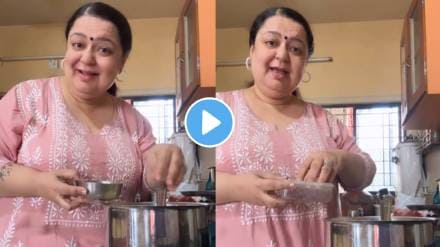 Viral Video Dr Falguni Vasavada encouraging and telling women to her self-love advice while preparing fruit salad