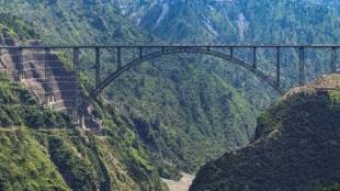 world highest railway bridge chinab