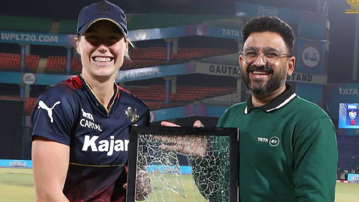 Ellyse Perry Got Broken Car Glass as Gift from Tata