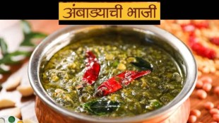 ambadichi bhaji recipe in marathi bhaji recipe in marathi