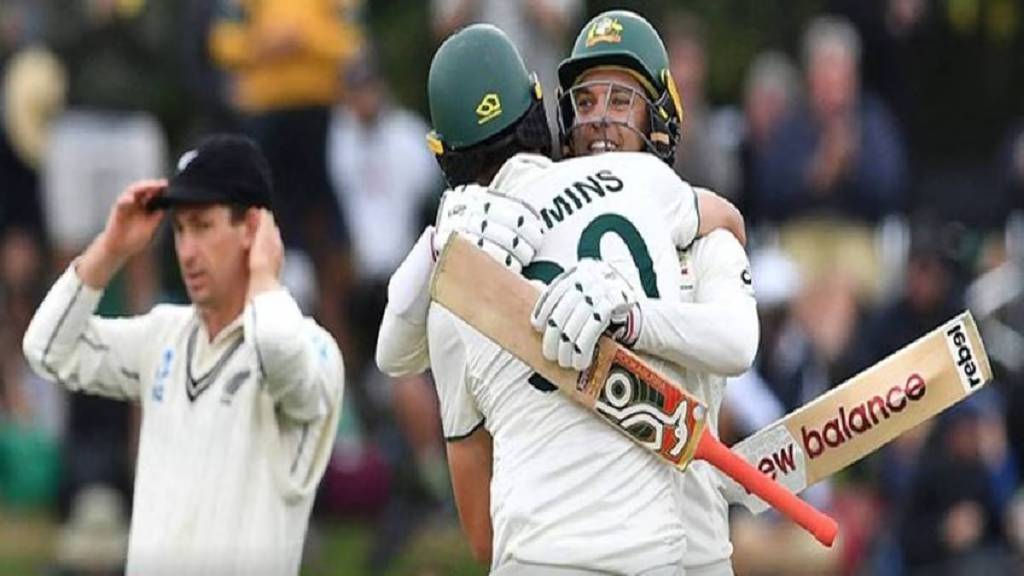 Australia beat New Zealand by 3 wickets in 2nd Test match