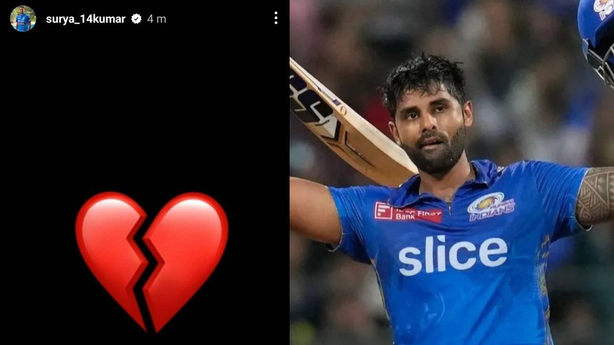 Suryakumar Yadav Instagram Story of Broken Heart Went Viral