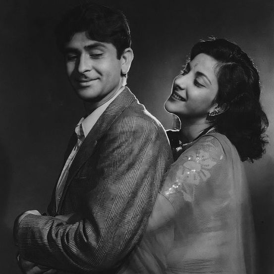 Raj Kapoor and Nargis 