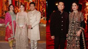 sachin tendulkar shared special photos anant ambani rashika merchant pre wedding event wife anjali and daughter sara