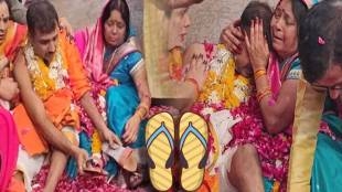 MP Man Makes Sandals Out Of Own Skin For Mother