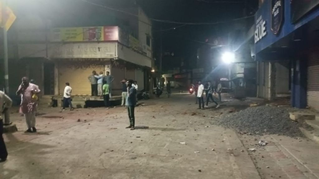 Stone pelting on Shiv Jayanti procession Arrest session started in Nandura