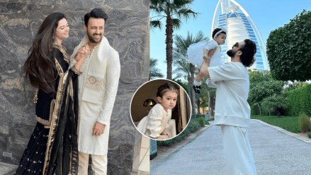 Atif Aslam reveled daughter haleema face for the first time on her birthday