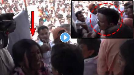 bangalore pti woman reporter slapped by ani reporter