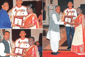 president droupadi murmu presents bharat ratna awards at rashtrapati bhavan