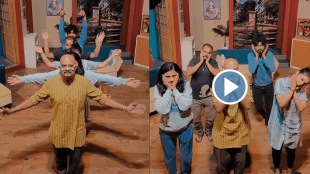 Butterfly butterfly Vaibhav Mangle dance video viral from Murderwale Kulkarni set