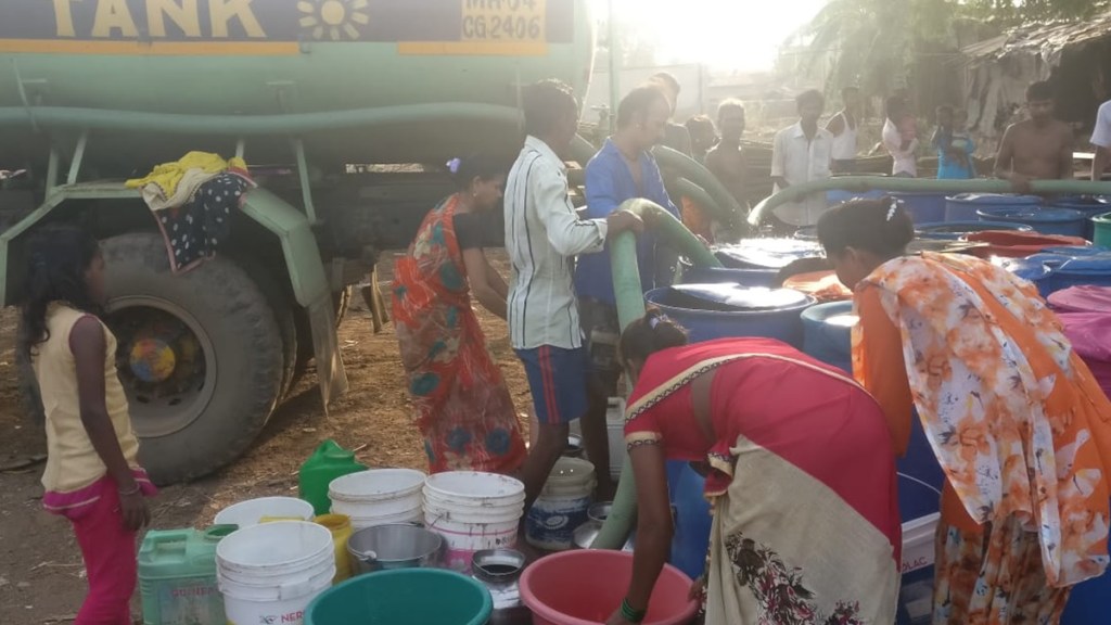 vasai virar, water supply, water supplied through 23 tankers