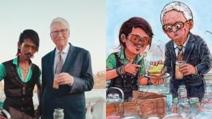 dolly chaiwala and bill gates amul doodle