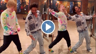 Ed Sheeran and Shahrukh khan danced on Bollywood songs and gave Shahrukh khan signature pose video viral