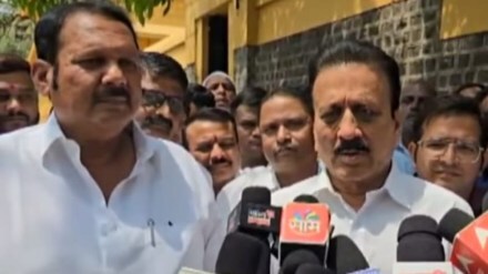 girish mahajan in satara for discussion with udayanraje bhosale