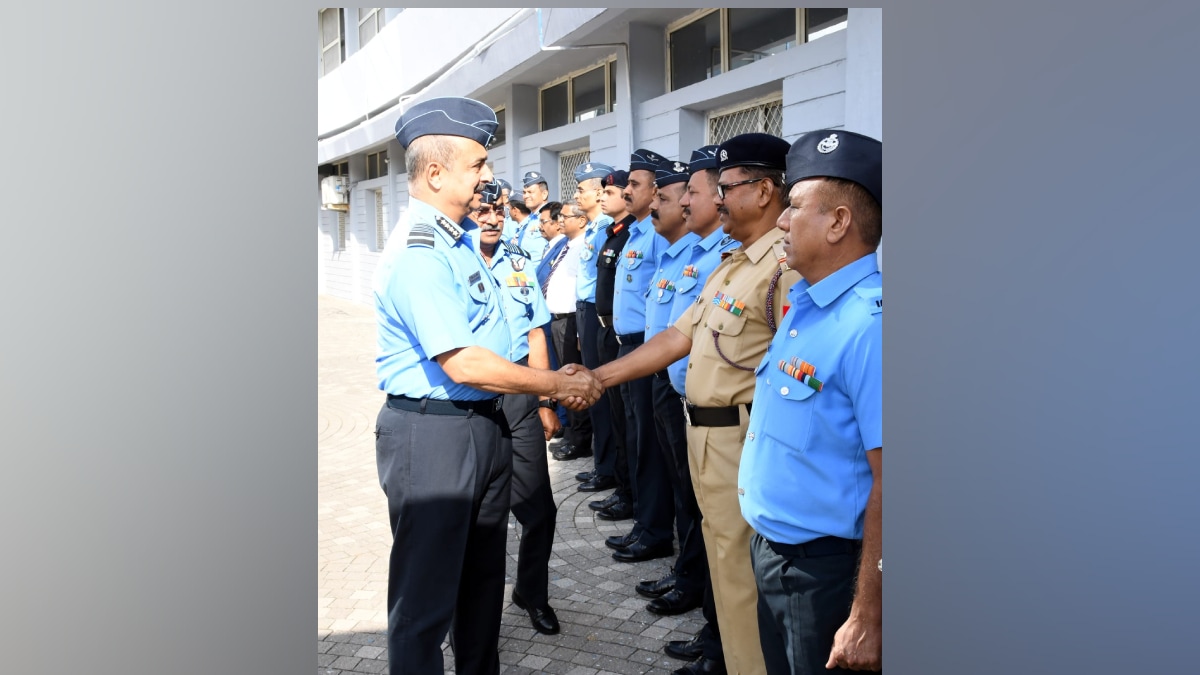 Nagpur, Indian Air Force, Chief Marshal, VR Chaudhari, Headquarters Maintenance Command, Addresses Senior Officers