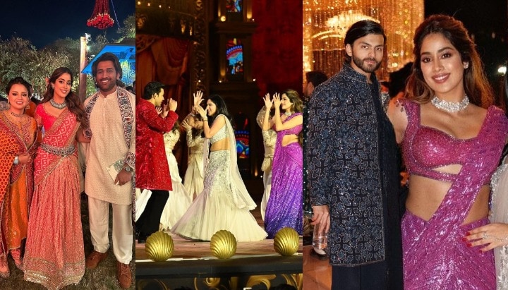 jahnavi kapoor at Anant Ambani pre wedding