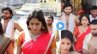 janhvi kapoor visits tirupati temple with shikhar pahariya