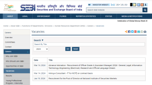 SEBI Grade A Recruitment 2024 Notification Issued for 97 Vacancies Submit Online Form from April 13