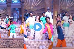 madhuri dixit dances on amitabh bachchan rang barse song