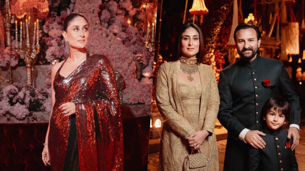 nita kareena kapoor khan look in anant ambani and radhika merchant pre wedding