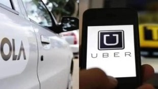 Protest against Ola Uber cab drivers strike in Pune print news