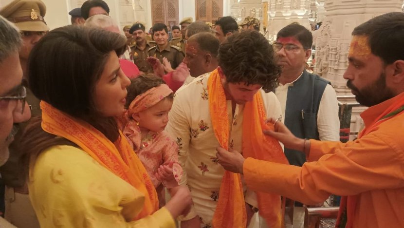 priyanka chopra in ayodhya ram mandir
