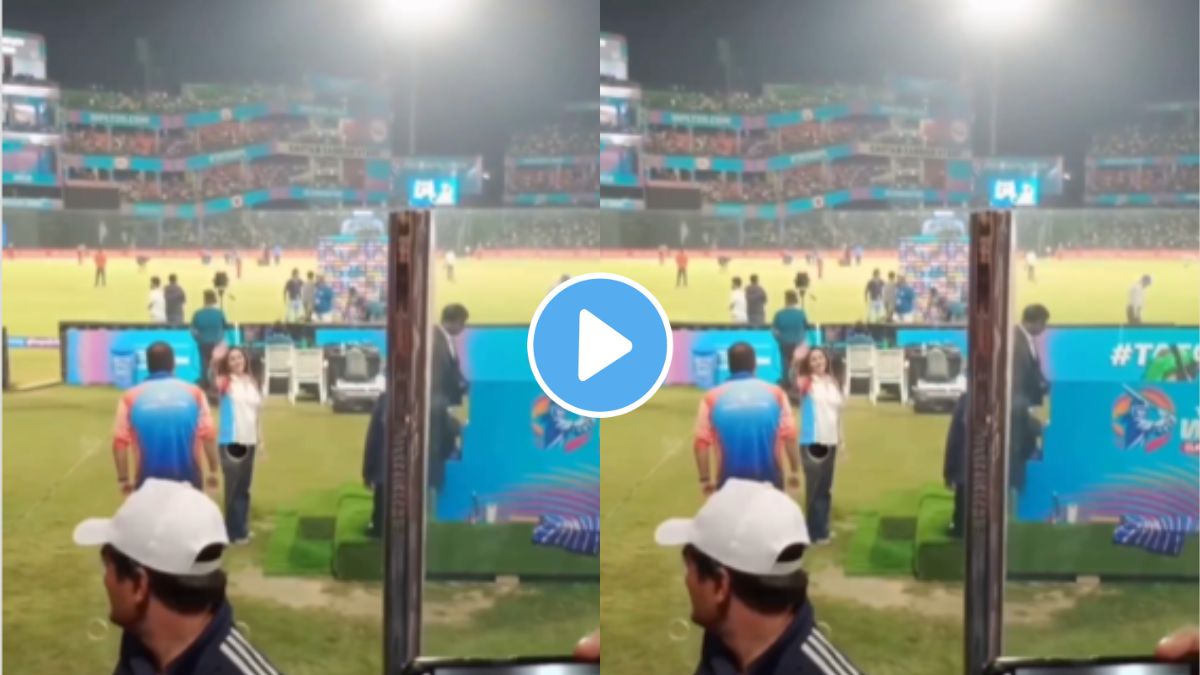 audience started asking money to neeta ambani on ground at GT vs MI match video goes viral on social media