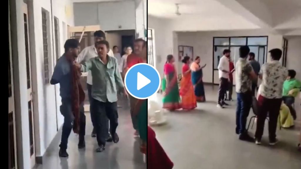 Boy Dressed as Girl Caught Trying to Enter Girls Hostel video goes viral