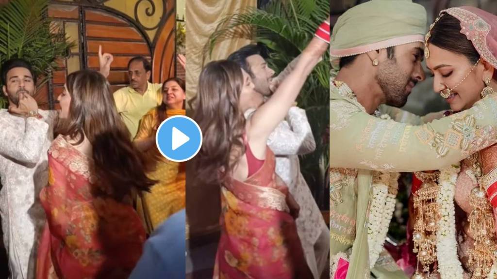 kriti kharbanda pulkit samrat wedding newly weds dances on griha pravesh