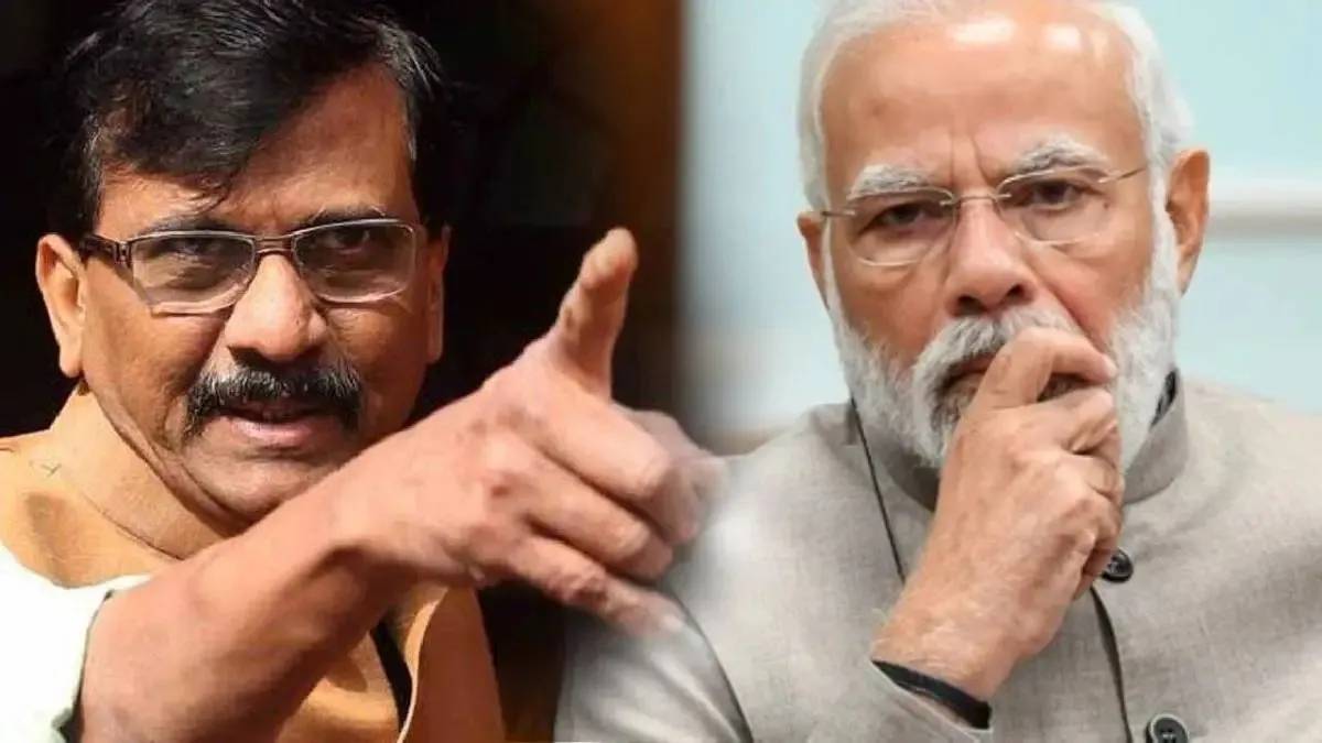 thackeray group leader sanjay raut slams pm modi