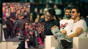 zee cine awards 2024 atlee touches feet of shah rukh khan