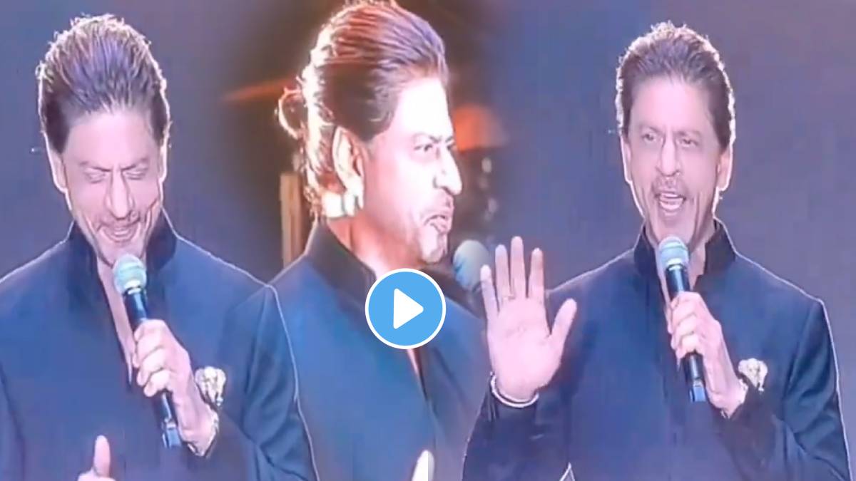 shah rukh khan speaks in gujarati at ambani bash pre wedding