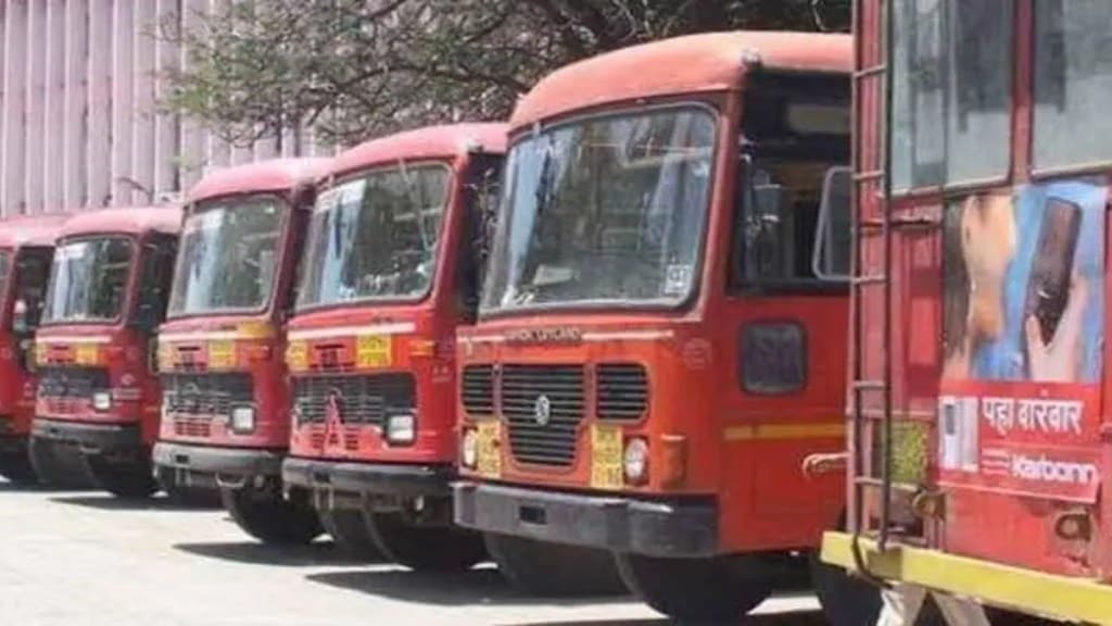 Due to the election code of conduct political advertisements will be removed from State Transport Corporation buses mumbai