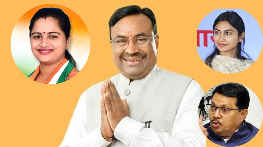 bjp candidate sudhir mungantiwar started campaign for lok sabha from chandrapur