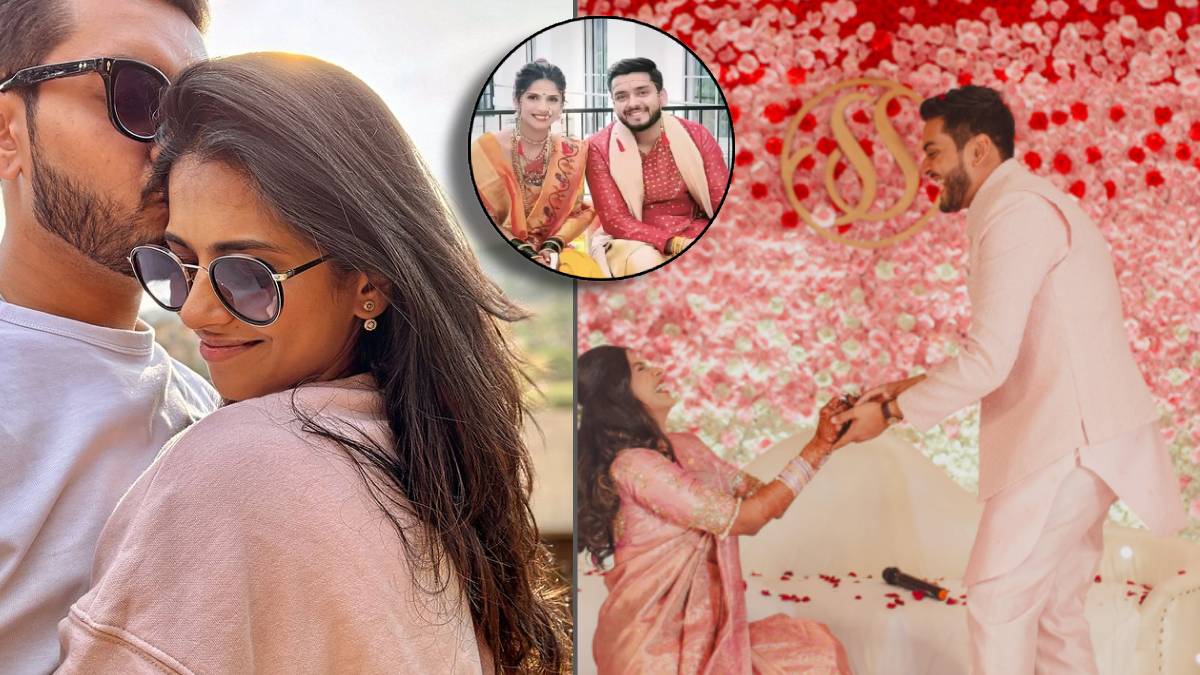 swarajya saudamini tararani fame actress swarda thigale wedding