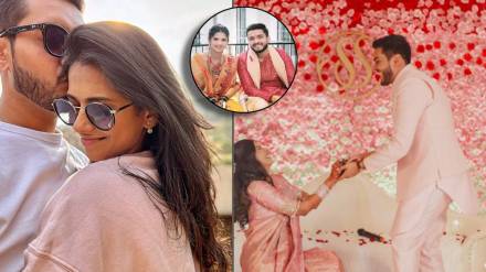 swarajya saudamini tararani fame actress swarda thigale wedding