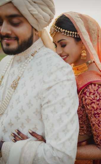 swarda thigale royal wedding look