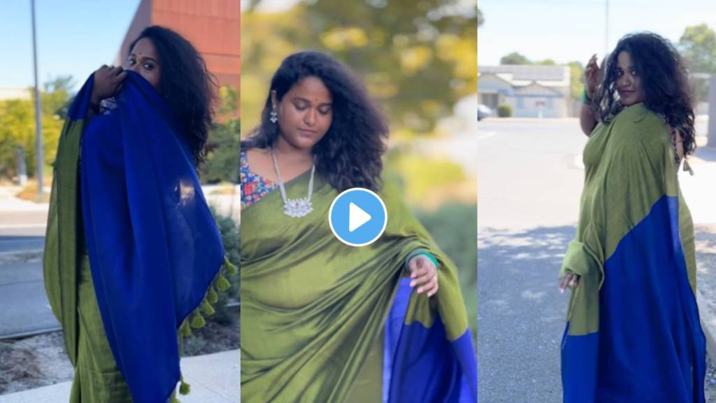 vanita kharat wear saree in australia