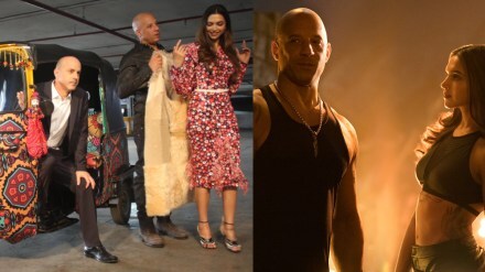 Vin Diesel shared photo with deepika padukone on social media