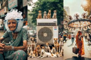 AI Artist Imagines Summer In Parallel Universe viral photo