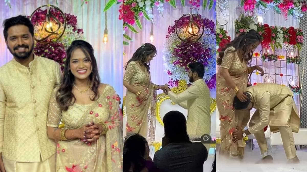 Saara Kahi Tichyasathi Fame Actor Abhishek Gaonkar engaged with social media sonalee patil