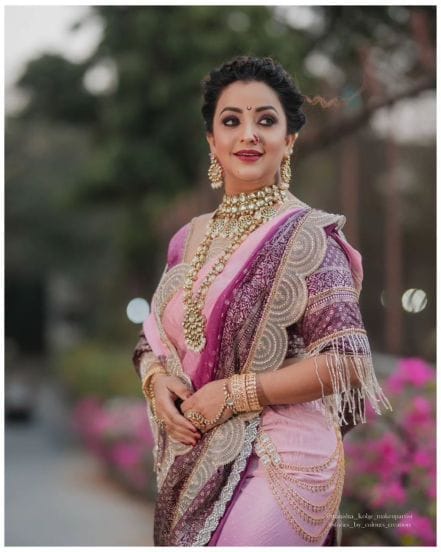 Apurva Nemlekar Nauvari Saree