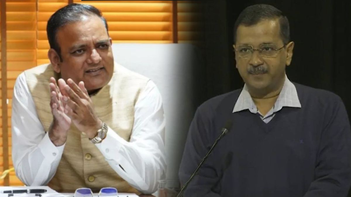 Arvind Kejriwal aap Rajkumar Anand resigns
