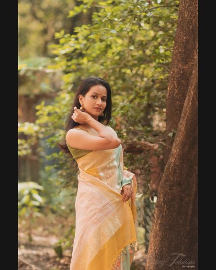 Ashwini Kasar South Indian Look