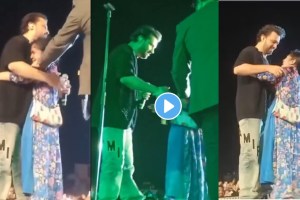 Emotional fan hugs Atif Aslam during live concert kisses his hands singers response viral video