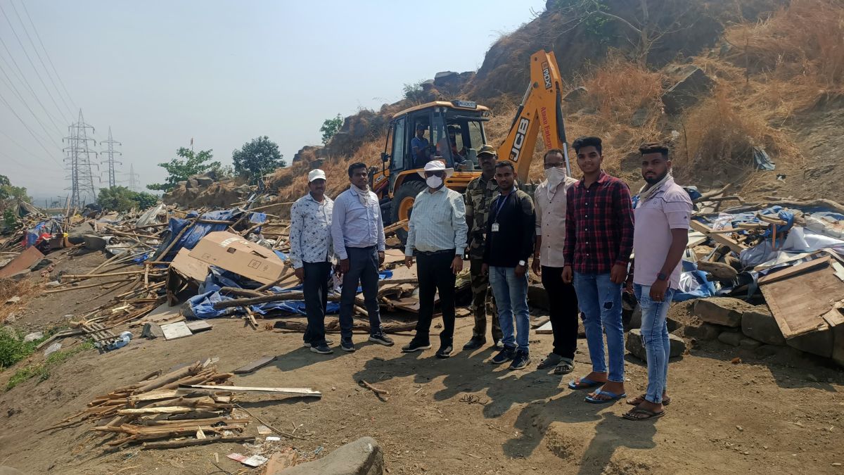 municipality keeping eye after removing the encroachment on Belpada hill