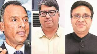 Left to right) Vijay Dev, Anurag Agarwal and Vikram Dev Dutt. (Express Archives)