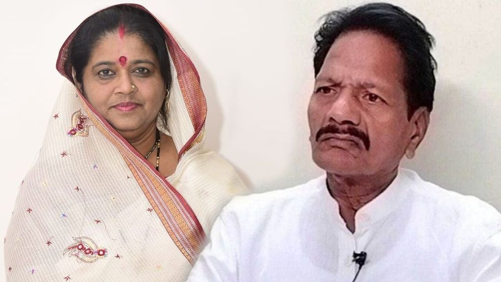 Congress MLA Anubha Munjare and her husband BSP Lok Sabha candidate Kankar Munjare