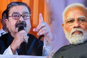 Gajanan Kirtikar criticizes Narendra Modi for guarding Parliament