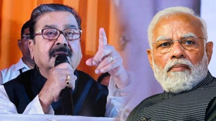 Gajanan Kirtikar criticizes Narendra Modi for guarding Parliament